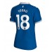 Everton Ashley Young #18 Kopio Koti Pelipaita Naisten 2023-24 Lyhyet Hihat